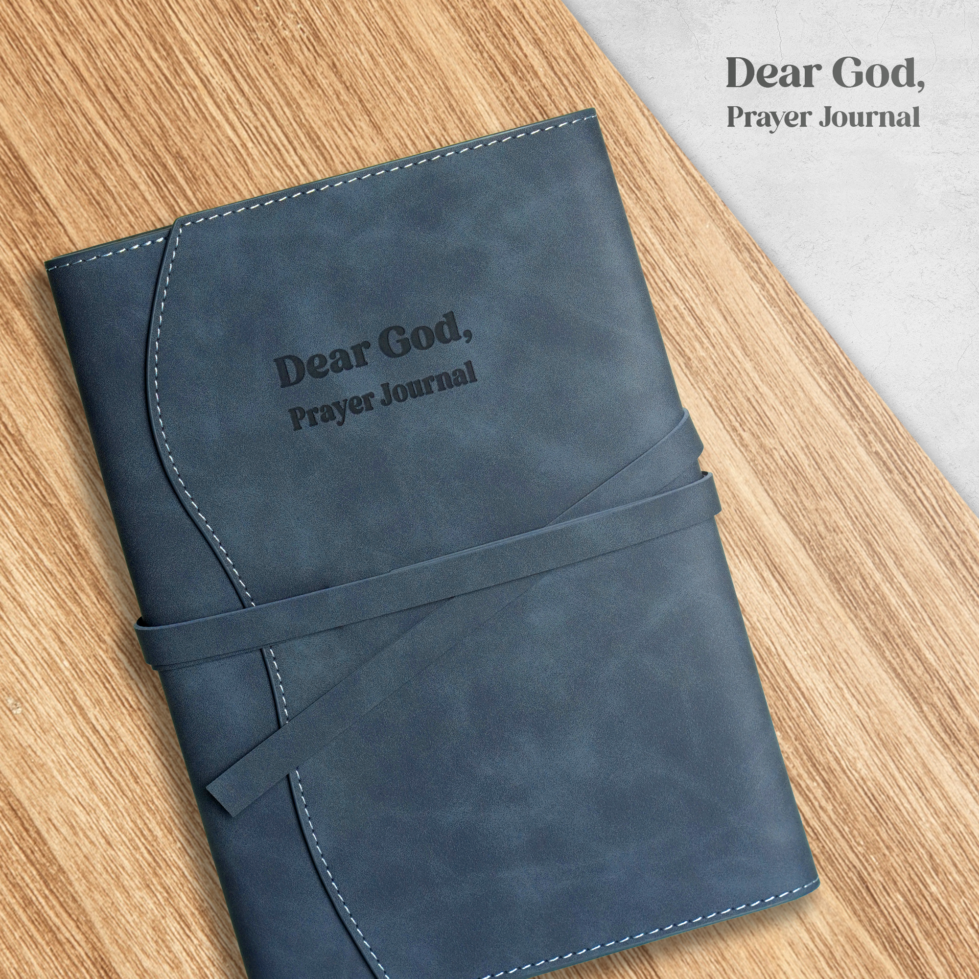 Dear God, Prayer Journal - Blue