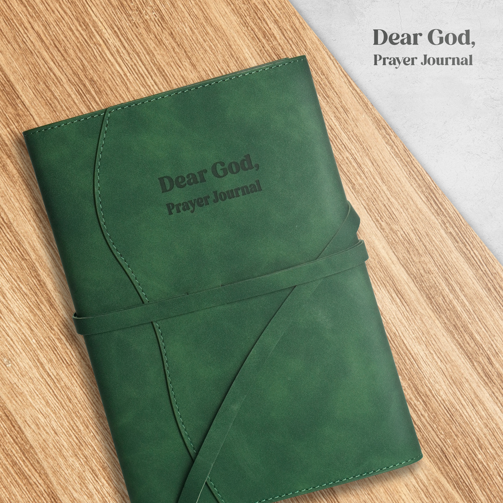 Dear God, Prayer Journal - Green