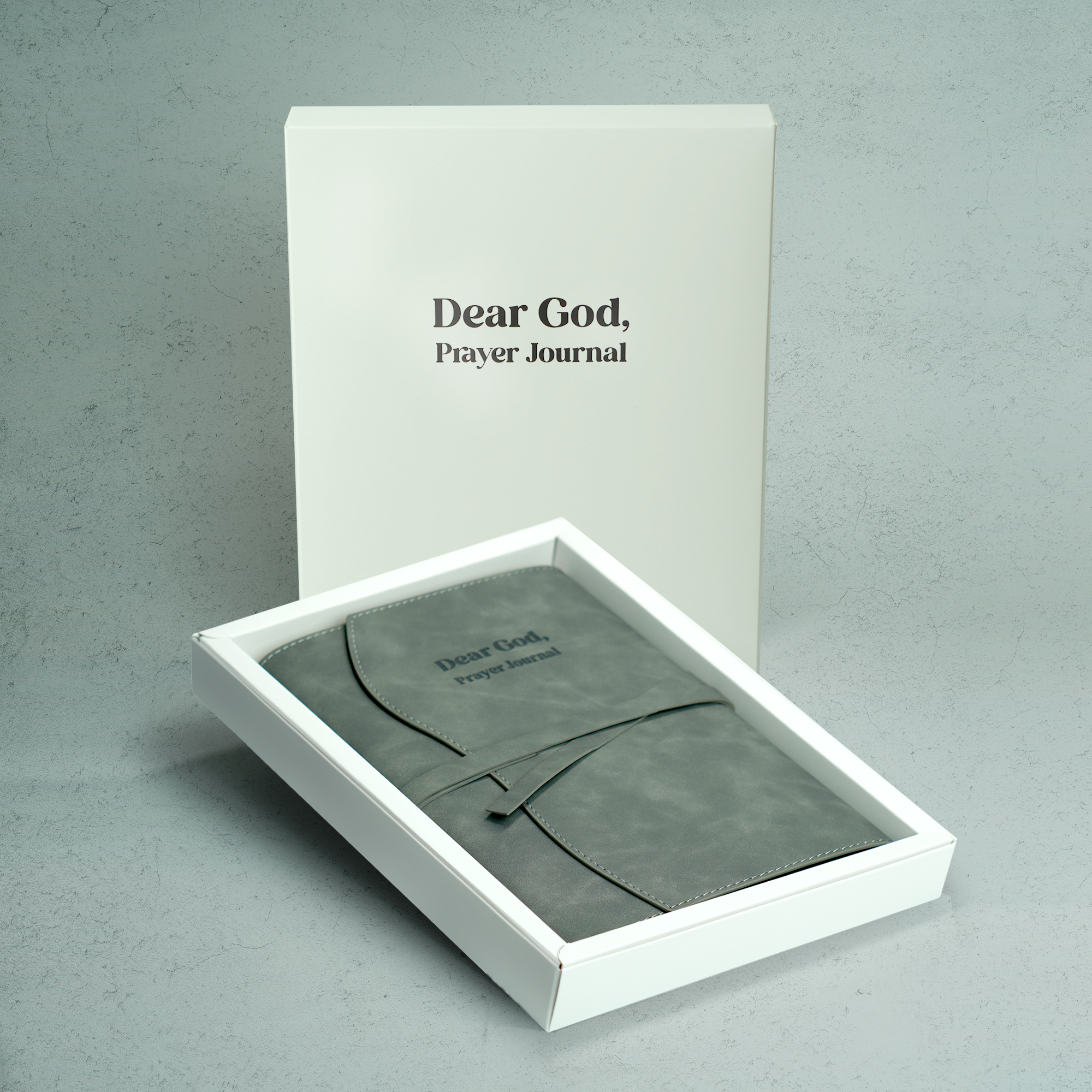 Dear God, Prayer Journal - Gray