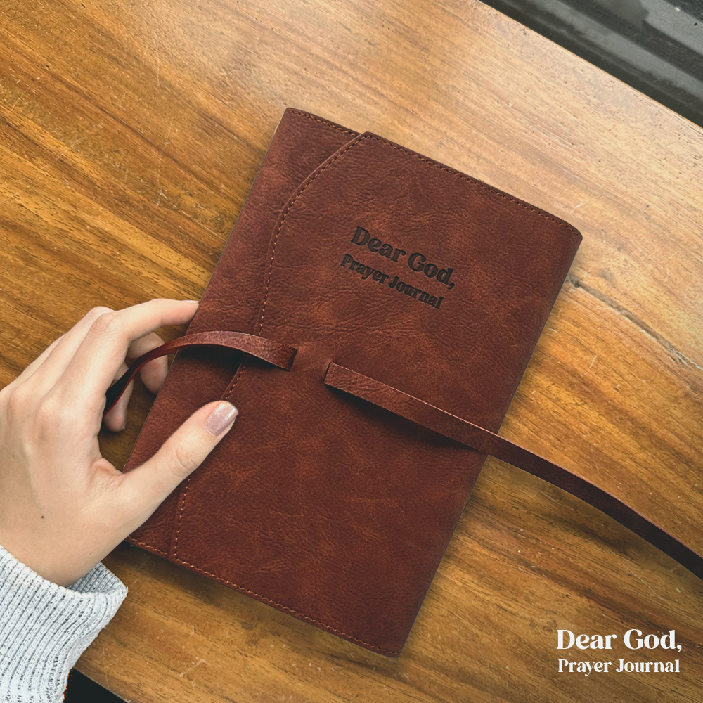 Dear God, Prayer Journal - Brown