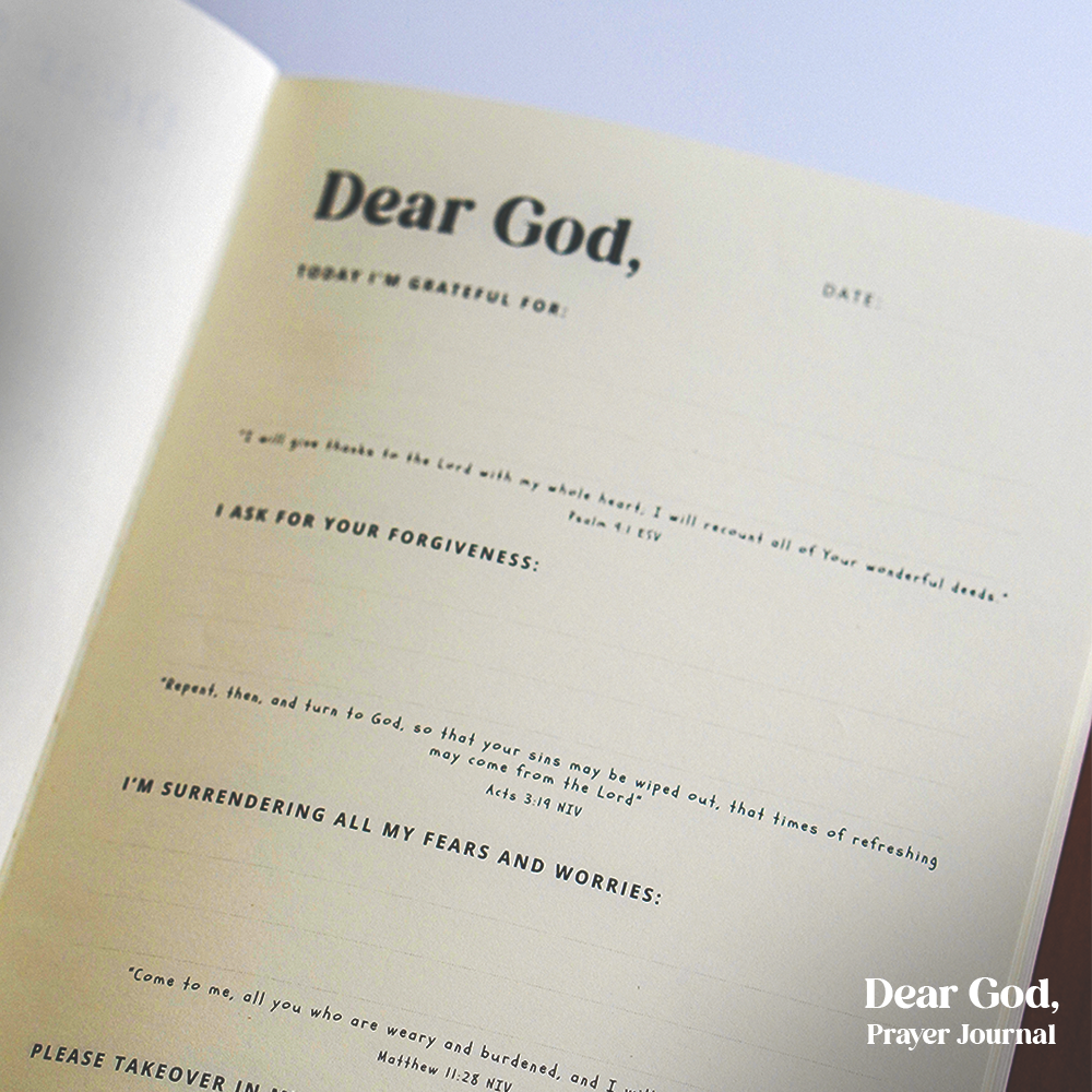 Dear God, Prayer Journal - Bundle of 3